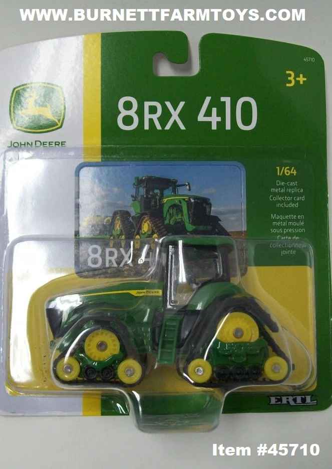 Item #45710 John Deere 8RX 410 Tractor with Tracks - 1/64 Scale - Image 5