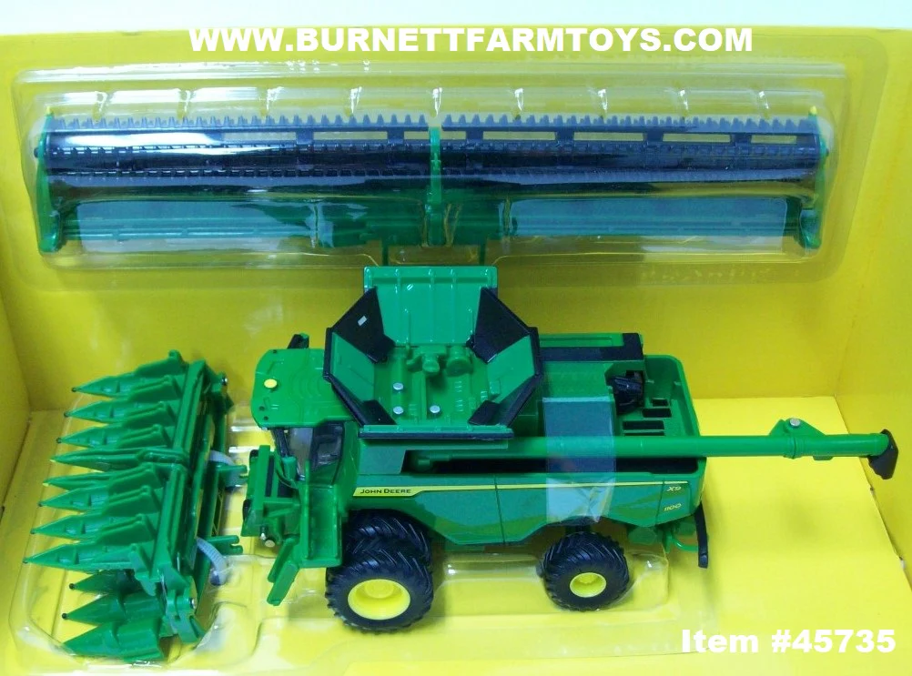 Item #45735 John Deere X9 1100 Combine with Draper Head and Folding Corn Head - 1/64 Scale - Image 4