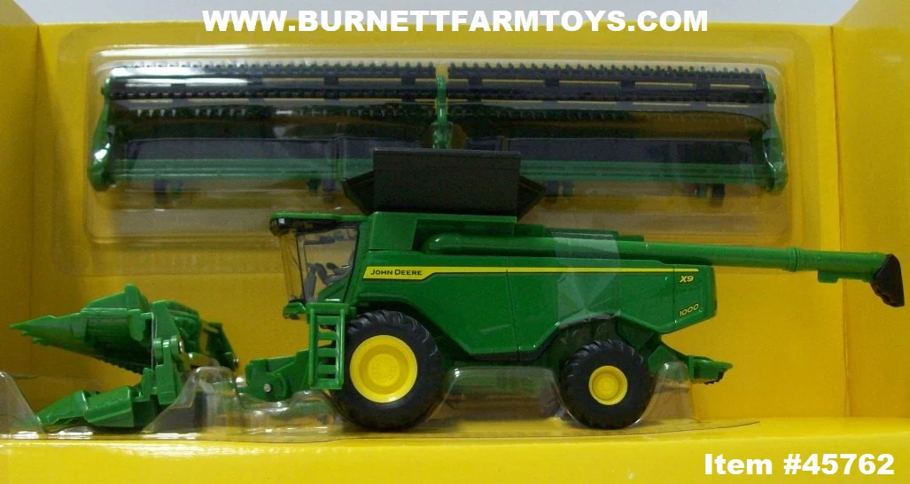 Item #45762 John Deere X9 1000 Combine with Draper Head and Folding Corn Head - 1/64 Scale - Image 4