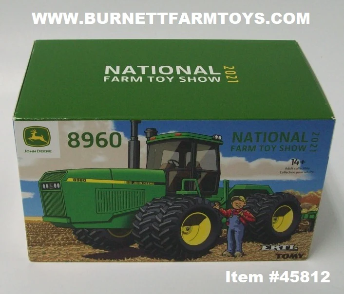 Item #45812 John Deere 8960 National Farm Toy Show 2021 Edition Tractor - 1/64 Scale - Ertl Tomy - Image 5