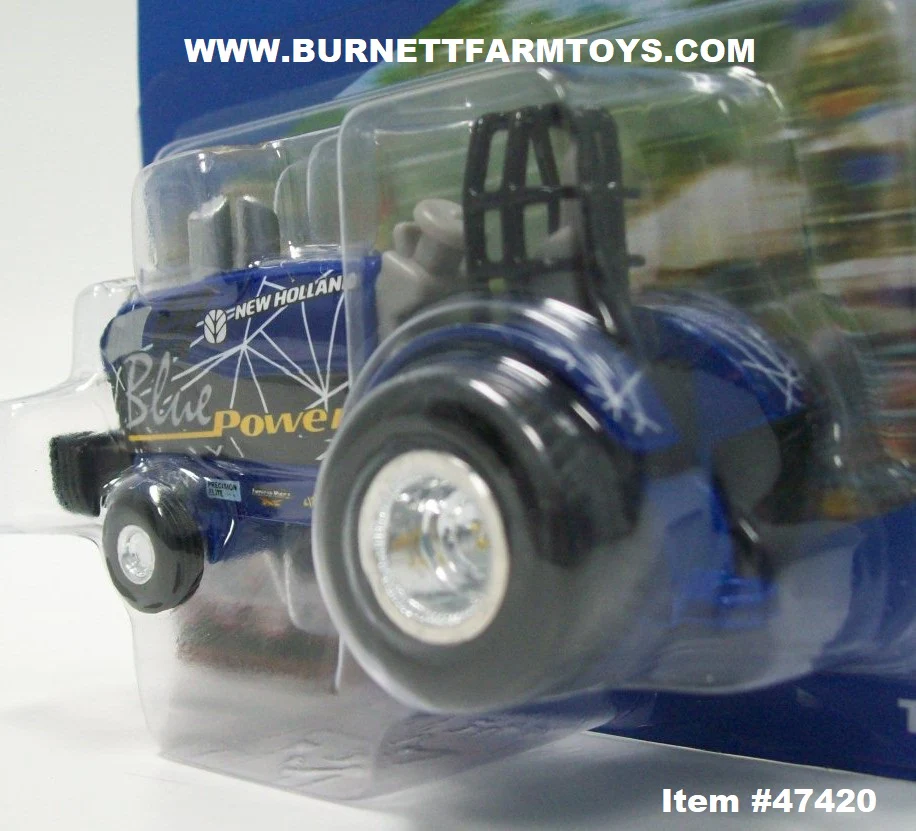 Item #47420 New Holland Blue Power Pulling Tractor - 1/64 Scale - Ertl / Tomy - Image 3