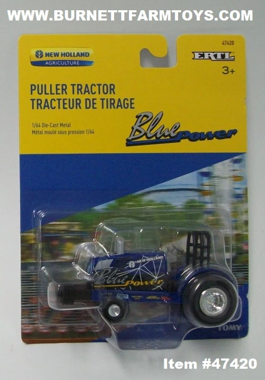 Item #47420 New Holland Blue Power Pulling Tractor - 1/64 Scale - Ertl / Tomy - Image 5