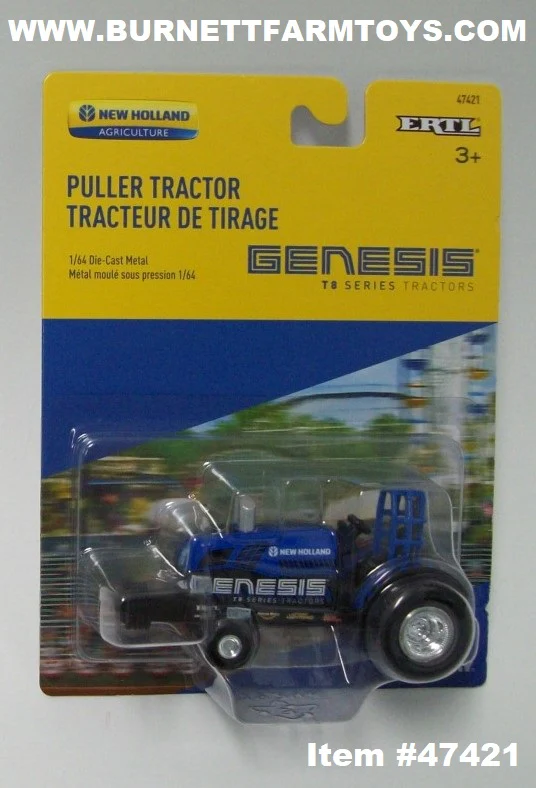 Item #47421 New Holland Genesis T8 Series Tractors Pulling Tractor - 1/64 Scale - Ertl / Tomy - Image 5