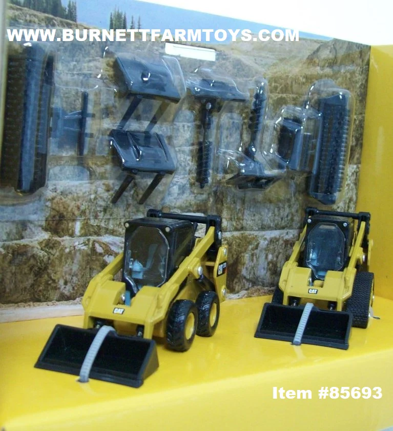 Item #85693 CAT 272D2 Skid Steer Loader and CAT 297D2 Compact Track Loader - 1/64 Scale - Image 3
