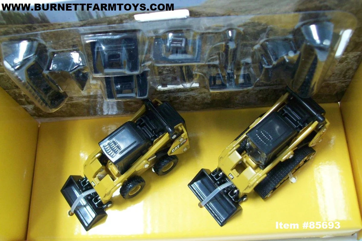 Item #85693 CAT 272D2 Skid Steer Loader and CAT 297D2 Compact Track Loader - 1/64 Scale - Image 4