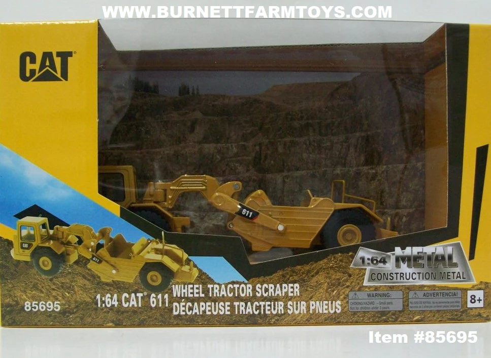 Item #85695 CAT Wheel Tractor Scraper - 1/64 Scale - Image 5