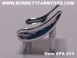 Item #PA 011 Die-Cast Promotions Chrome Plastic Turbo Wing for Semi Tractor Cab - 1/64 Scale - Image 3