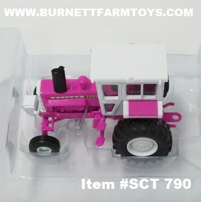 Item #SCT 790 Pink Oliver 2255 Tractor with Cab - 1/64 Scale - SpecCast - Image 4