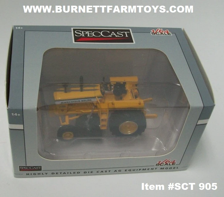 Item #SCT 905 Minneapolis Moline G1000 Vista Wide Front Tractor with Open Station - 1/64 Scale - SpecCast - Image 5