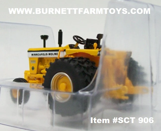Item #SCT 906 Minneapolis Moline G1000 Vista Open Station Wide Front Tractor with Dual Rears - 1/64 Scale - SpecCast - Image 3