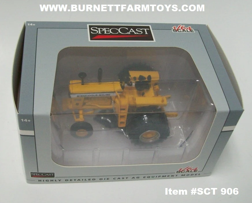 Item #SCT 906 Minneapolis Moline G1000 Vista Open Station Wide Front Tractor with Dual Rears - 1/64 Scale - SpecCast - Image 5