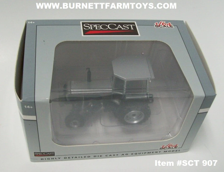 Item #SCT 907 White 2-110 Wide Front Tractor with Cab - 1/64 Scale - SpecCast - Image 5