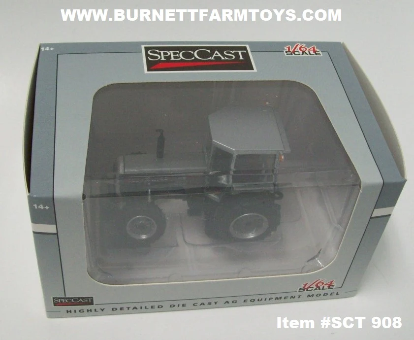 Item #SCT 908 White 2-110 Wide Front Power Assist Tractor with Cab - 1/64 Scale - SpecCast - Image 5