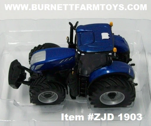 Item #ZJD 1903 New Holland T7.315 Blue Power Tractor - 1/64 Scale - SpecCast - Image 4