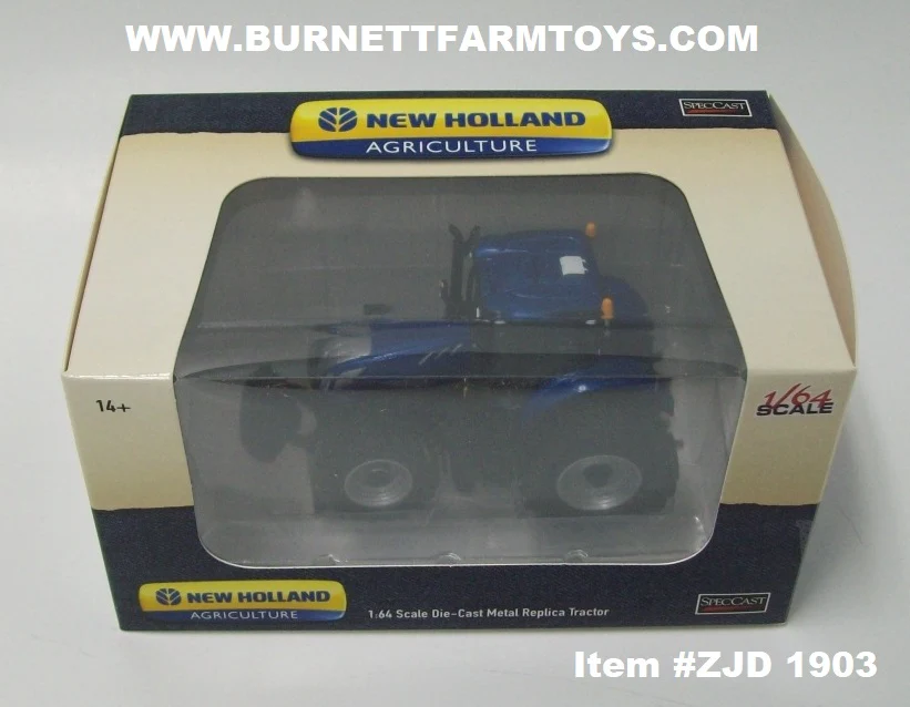 Item #ZJD 1903 New Holland T7.315 Blue Power Tractor - 1/64 Scale - SpecCast - Image 5